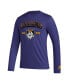 Фото #3 товара Men's Purple Washington Huskies Mighty Mascot Pregame Long Sleeve T-shirt