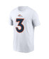 Фото #3 товара Men's Russell Wilson White Denver Broncos Player Name & Number T-shirt