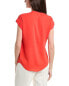 Фото #2 товара Vince Camuto V-Neck Front Placket Top Women's