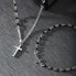 Modern steel bracelet with cross Cross SKR67