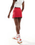 Фото #5 товара Cotton On mini sport skirt in red with white stripe