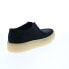 Фото #8 товара Clarks Wallabee Cup 26158144 Mens Black Oxfords & Lace Ups Casual Shoes