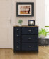 Фото #3 товара 7 Drawer Chest Dresser with Wood Top