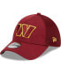 ფოტო #1 პროდუქტის Men's Burgundy Washington Commanders 39THIRTY Flex Hat