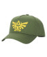 Фото #1 товара Men's Embroidered Hyrule Kingdom Logo Green Adjustable Baseball Hat