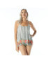 Фото #1 товара Current Bra Sized Mesh Layer Underwire Tankini Top Monaco Floral Swim Top, 36DD