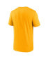 Фото #3 товара Men's Gold Milwaukee Brewers Legend Fuse Large Logo Performance T-Shirt