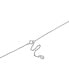 ფოტო #3 პროდუქტის Cubic Zirconia Double Cross Pendant Necklace in Sterling Silver & Gold-Plate, 16" + 2" extender, Created for Macy's