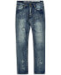 ფოტო #1 პროდუქტის Men's Big and Tall Stitchworks Skinny Denim Jeans