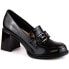 Фото #1 товара Vinceza W JAN294 black patent leather low-heeled shoes