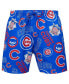 ფოტო #2 პროდუქტის Men's Royal Chicago Cubs Toss Logo Woven Shorts