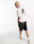 Hurley back print t-shirt in white