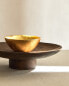 Фото #1 товара Golden glass bowl