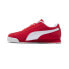 Фото #2 товара Puma Roma 24 Reversed 40067101 Mens Red Leather Lifestyle Sneakers Shoes