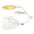Shimano White SWAGY DW Spinnerbait (SWAGDW12W) Fishing