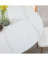 Фото #5 товара 53 Inch Round Sintered Stone Carrara White Dining Table