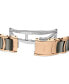 ფოტო #4 პროდუქტის Unisex Swiss Automatic Centrix Diamond (1/20 ct. t.w.) Gray High-Tech Ceramic & Rose Gold PVD Stainless Steel Bracelet Watch 31mm