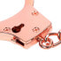 Фото #2 товара Наручники LATETOBED BDSM LINE Rose Gold Color Cuffs с ключами в форме черепа