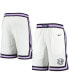 Фото #2 товара Men's White Kansas State Wildcats Replica Basketball Shorts