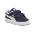 Фото #2 товара Puma Suede Classic Xxi Slip On Toddler Boys Blue Sneakers Casual Shoes 38056403
