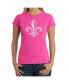 ფოტო #2 პროდუქტის Women's Word Art T-Shirt - When The Saints Go Marching In