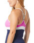 Фото #2 товара Beach House Sport Flex Ribbed Tankini Top Women's 12