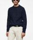 ფოტო #1 პროდუქტის Men's Braided Knitted Sweater