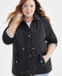 Фото #5 товара Women's Hooded Anorak, PP-4X, Created for Macy's