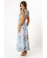 ფოტო #3 პროდუქტის Women's Lucah Frill Shoulder Maxi Dress