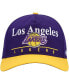 Фото #3 товара Men's Purple, Gold Los Angeles Lakers Super Hitch Adjustable Hat