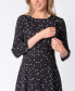 ფოტო #3 პროდუქტის Women's Print Maternity Nursing Dress