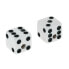 Фото #2 товара Allparts Dice Knobs White