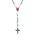 ფოტო #1 პროდუქტის Men's Ion Plating Stainless Steel Rosary Necklaces