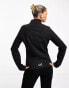 Фото #8 товара EA7 zip thru fitted sweatshirt in black