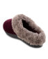 ფოტო #6 პროდუქტის Women's Velour Sabrine Hoodback Slippers