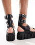 Фото #4 товара Lamoda Say Yes Tall Buckle flatform in Black