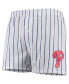 Фото #1 товара Men's White Philadelphia Phillies Vigor Boxer Shorts