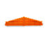 Фото #1 товара WAGO 727-108 - Terminal block cover - 1 pc(s) - Orange - 7.62 mm - 226 mm - 58.3 mm