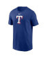 Фото #2 товара Men's Royal Texas Rangers Fuse Logo T-Shirt