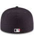 ფოტო #4 პროდუქტის Men's Navy New York Yankees World Series Wool Team 59FIFTY Fitted Hat