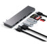 Фото #4 товара Satechi USB-C Pro Hub Slim Adapter"Space Grau USB-C