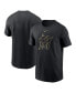 Фото #1 товара Men's Black Miami Marlins Camo Logo Team T-shirt