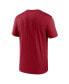 Men's Cardinal Arizona Cardinals Legend Logo Performance T-shirt