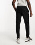 adidas Football tracksuit joggers in black