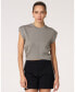 ფოტო #1 პროდუქტის Women's Rebody Nadine Scuba Shirring Top