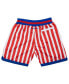 Фото #3 товара Men's Red, White Harlem Globetrotters Triple Double Shorts