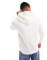 Tommy Hilfiger monotype collegiate hoodie in ancient white