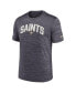 Men's Black New Orleans Saints Velocity Athletic Stack Performance T-shirt