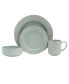 Фото #1 товара Leon Grey 16 Pc. Dinnerware Set, Service for 4