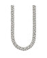 ფოტო #3 პროდუქტის Stainless Steel Polished 24 inch Link Necklace